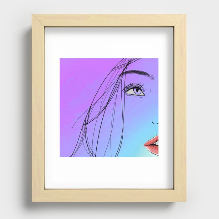 Fade Away Recessed Framed Print