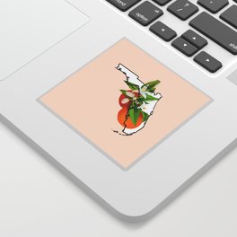 Florida Orange Blossom Sticker