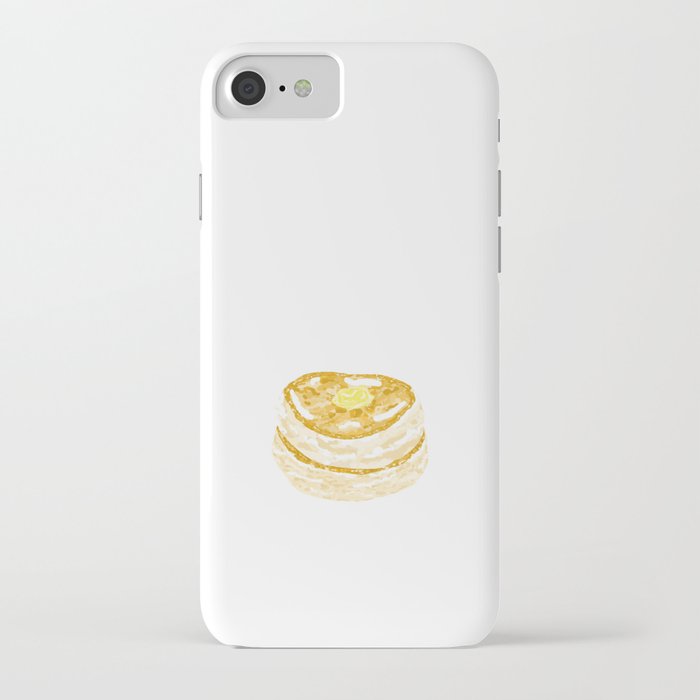 Pancake drawing iPhone Case