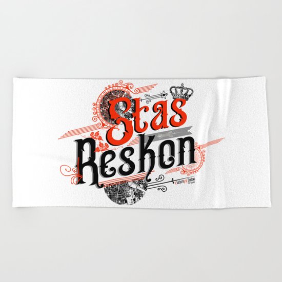 Stas Reskon - A Gathering Of Shadows Beach Towel