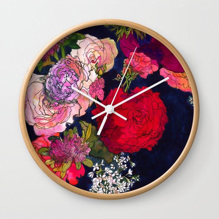 You Promised Me Roses Wall Clock