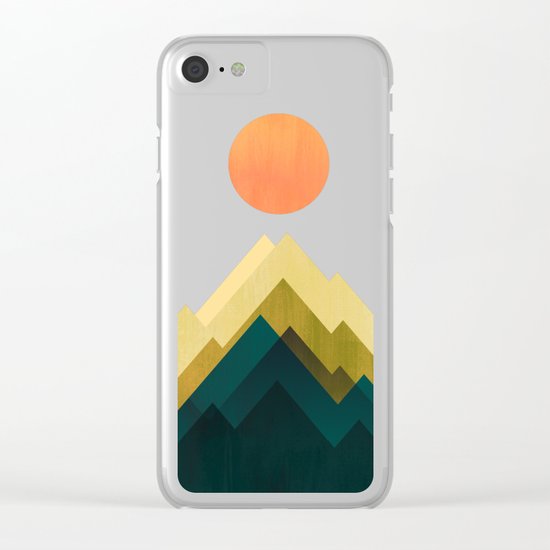 Gold Peak Clear iPhone Case