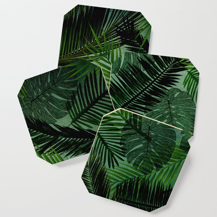 Green Foliage Coaster