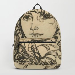 Egon Schiele "Mädchenkopf (Frau Sohn)" Backpack