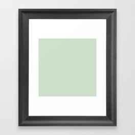 Endive Green Framed Art Print