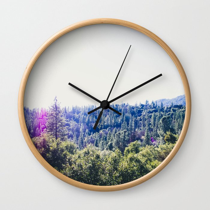 The Flumes of Yosemite Wall Clock