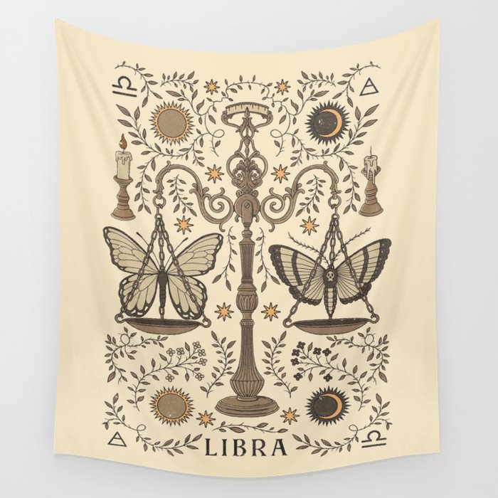 Libra, The Scales Wall Tapestry