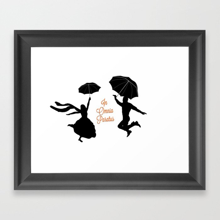 In Omnia Paratus Ready For Anything Gg Framed Art Print By The Laylawho Shop Society6