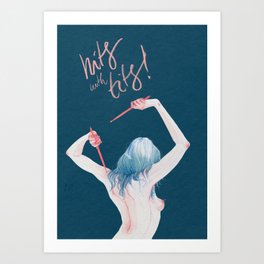 Hits With Tits! Art Print