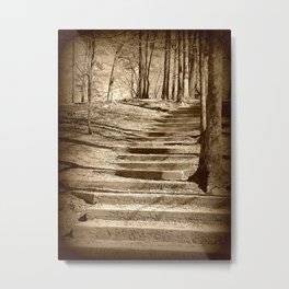 StepUp Metal Print | Photo, Black and White, Landscape, Digital 