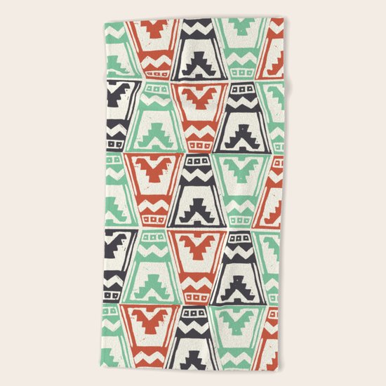 Totem Beach Towel