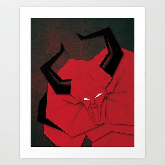 Paper Heroes - Legend Art Print