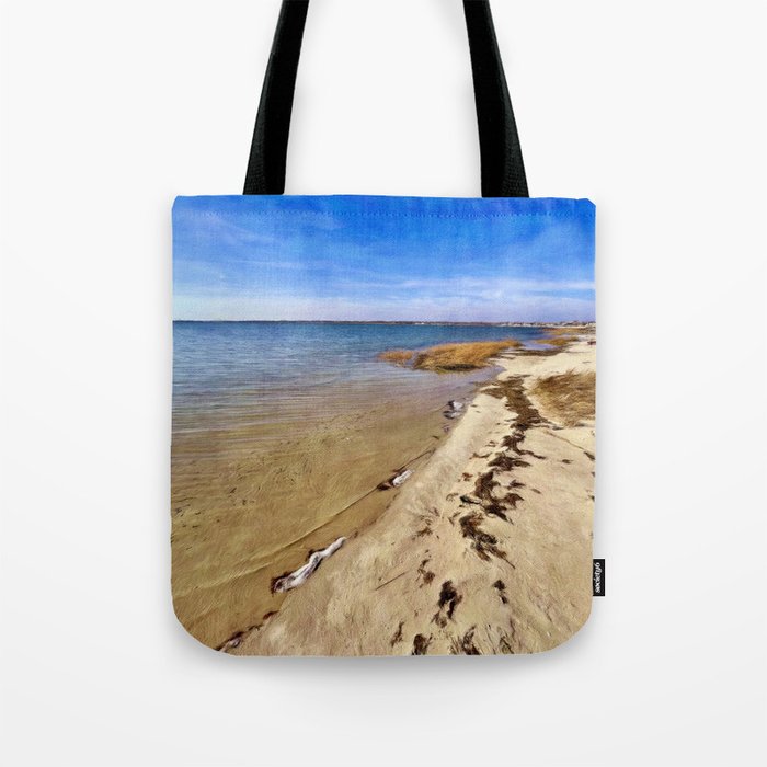 Painted Sands and Skies of Blue Tote Bag