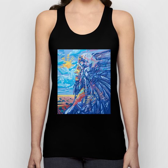 native american portrait 3 Unisex Tank Top