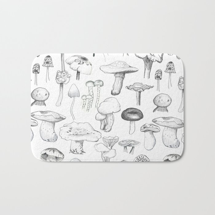 The mushroom gang Bath Mat