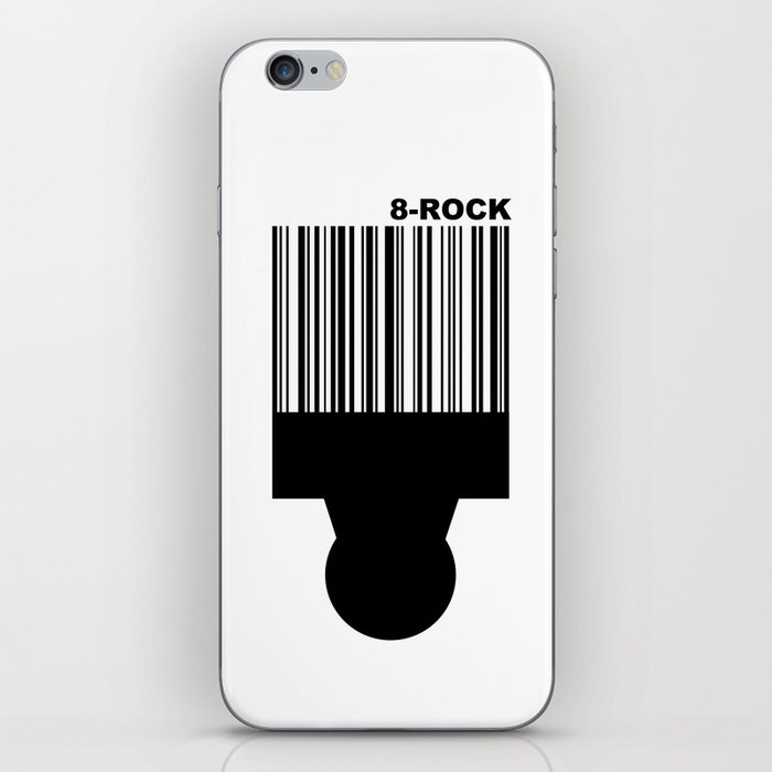 Buy Black Back (8-Rock Logo) iPhone Skin