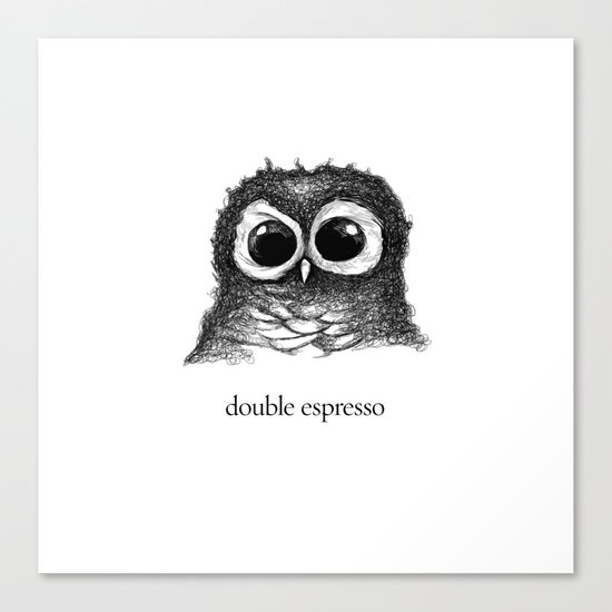 double espresso Canvas Print
