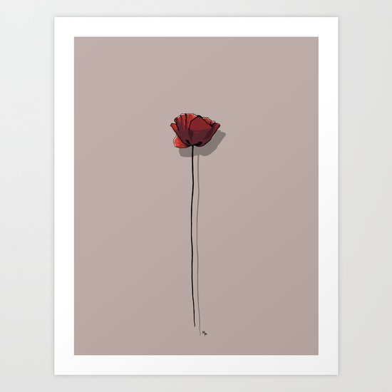 Poppy Art Print