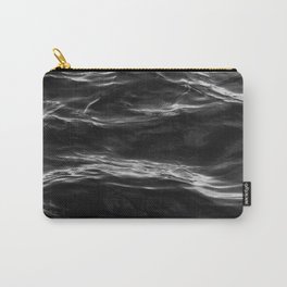 Black and white wave photography  Carry-All Pouch | Black And White, Popart, Painting, Vintage, Blackandwhiteart, Abstract, Picture Vintage, Travel, Pattern, Love 