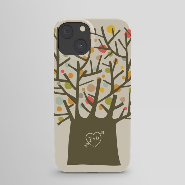 The "I love you" tree iPhone Case