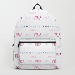 Paris 3 multicolor Backpack