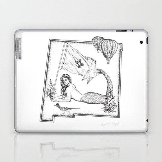 New Mexico Mermaid Laptop & iPad Skin