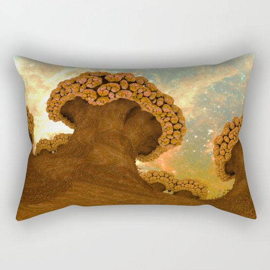 Broccoli Planet in Fall Rectangular Pillow