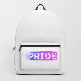 Bi Pride Bisexual Distressed Flag LGBT Humor Pun Design Cool Gift Backpack
