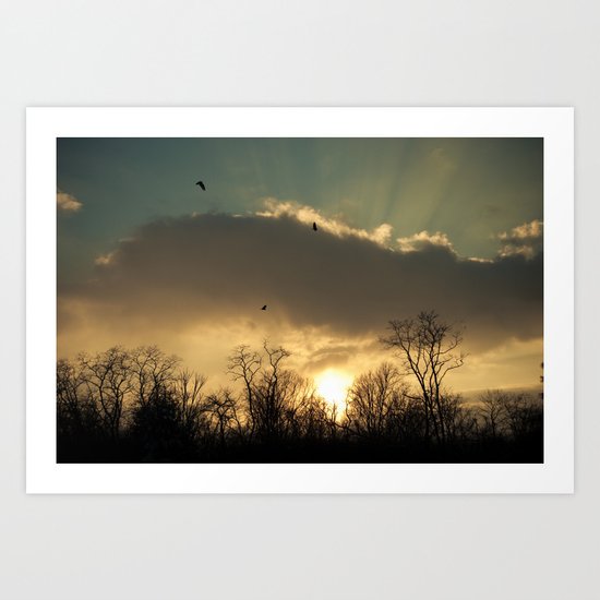 sunset Art Print