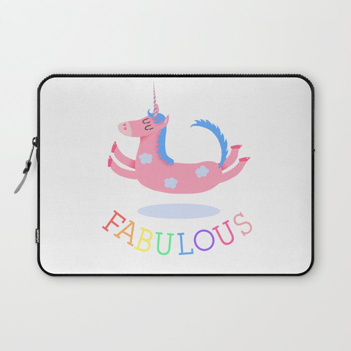 Unicorns are fabulous (and so are you) / V1 Laptop Sleeve