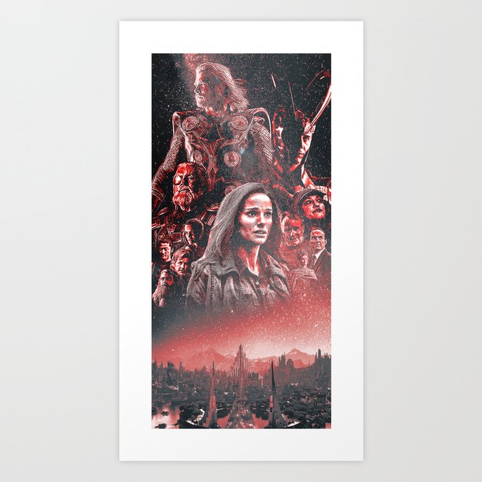 Thor 2011 Alternative Movie Poster Art Print By