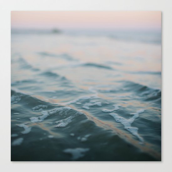 Blue Underneath Canvas Print