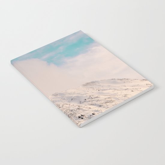 Black, White & Turquoise Winter Notebook