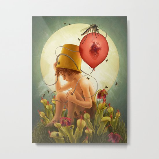 Blood Bank Metal Print