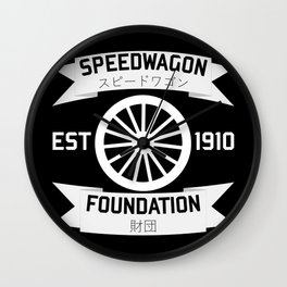 Speedwagon Foundation - JoJo's Bizarre Adventure Wall Clock | Speedwagon, Giorno, Jonathan, Battletendency, Jotaro, Diobrando, Manga, Graphicdesign, Jjba, Kanji 