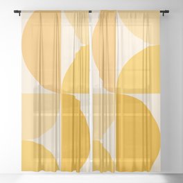 Bold Minimalism XIII Sheer Curtain