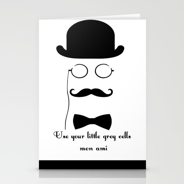 Hercules Poirot Quotes Stationery Cards By Christine Kouri Society6