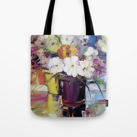 Flowers in a pot Tote Bag