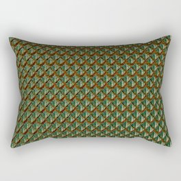 Forest Dragon Scales Rectangular Pillow