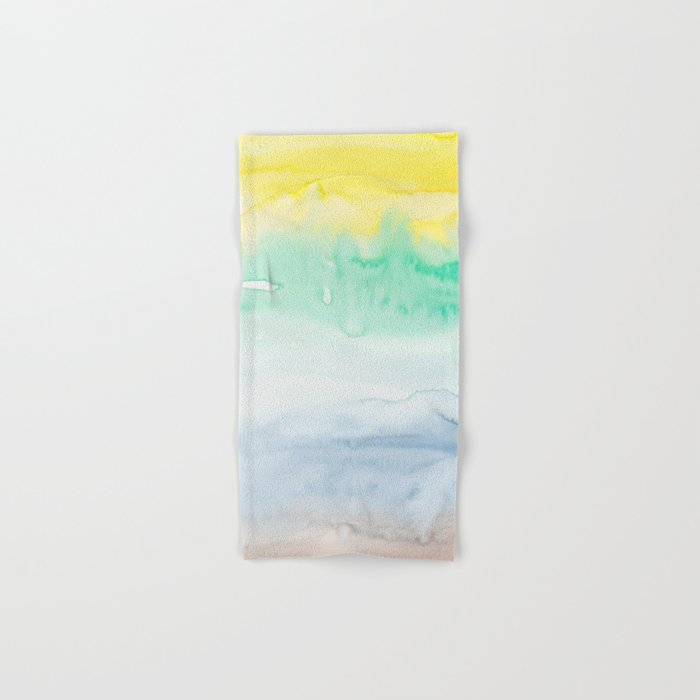 15   | Abstract Minimal Watercolor Painting | 191222 Hand & Bath Towel