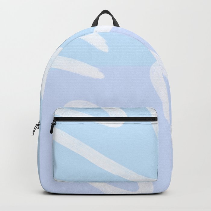 Light Blue abstract Backpack