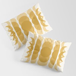 Moon Phases Abstract XI Pillow Sham