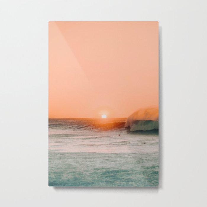 Sunset Ocean (Color) Metal Print