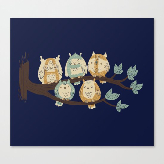 Vowels Canvas Print