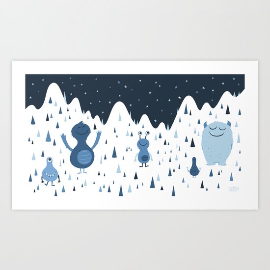 In the Middle of the Night Art Print