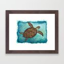 Quot Hawksbill Sea Turtle Quot By Amber Marine Watercolor Amp Sea