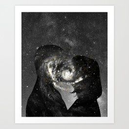 The way our souls melted. Art Print