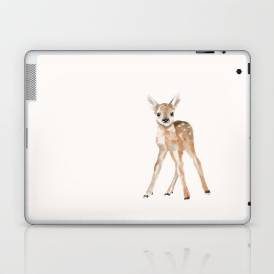 Watercolor Fawn Laptop & iPad Skin