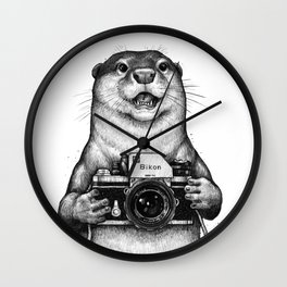 Little photographer Wall Clock