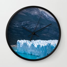 Argentina Photography - Perito Moreno National Park Close To Chile Wall Clock